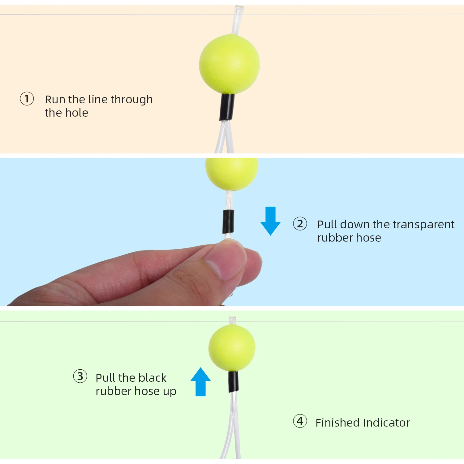 SF Insta-Set Float Strike Indicators Fly Fishing Foam Bobbers Tackle  Fluorescen Yellow