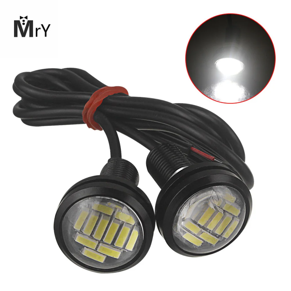 12V Eagle Eye LED Light 12SMD 23MM Car DRL Daytime Running Waterpproof Motorcycle Screw Lamp Backup Signal Bulb | Автомобили и