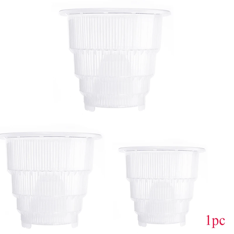 1Pc Resin Mesh Pot Net Cup Basket Hydroponic System Garden Plant Grow Vegetable Cloning Insert Seed Germinate Nursery Flower Pot