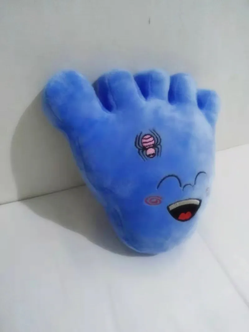 Blue big foot plush toy for children birthday or christmas present gift
