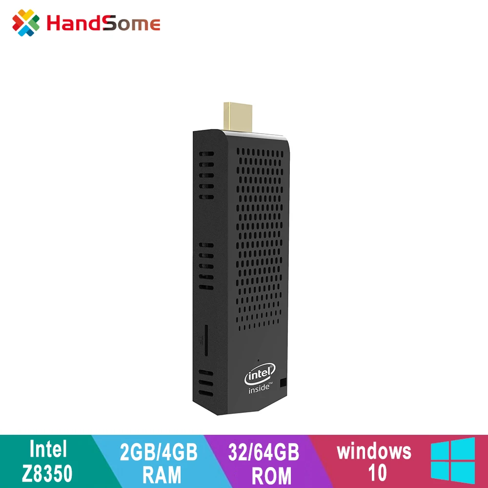 

T6 mini pc Quad-Core Z8350 chip 2G 32G 4G 64G Windows 10 Intel Processor 4K UHD Wifi Bluetooth Mini Desktop Nettop Computer