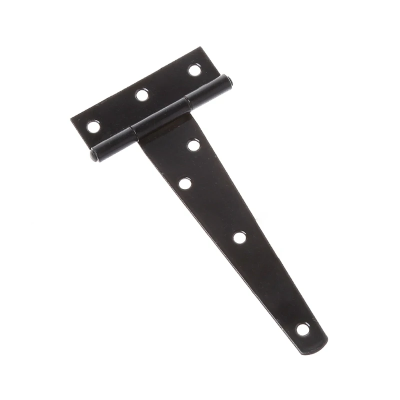 3/4/5/6/8/10/12 inch Black paint T hinge cabinet shed wooden door gate hinges