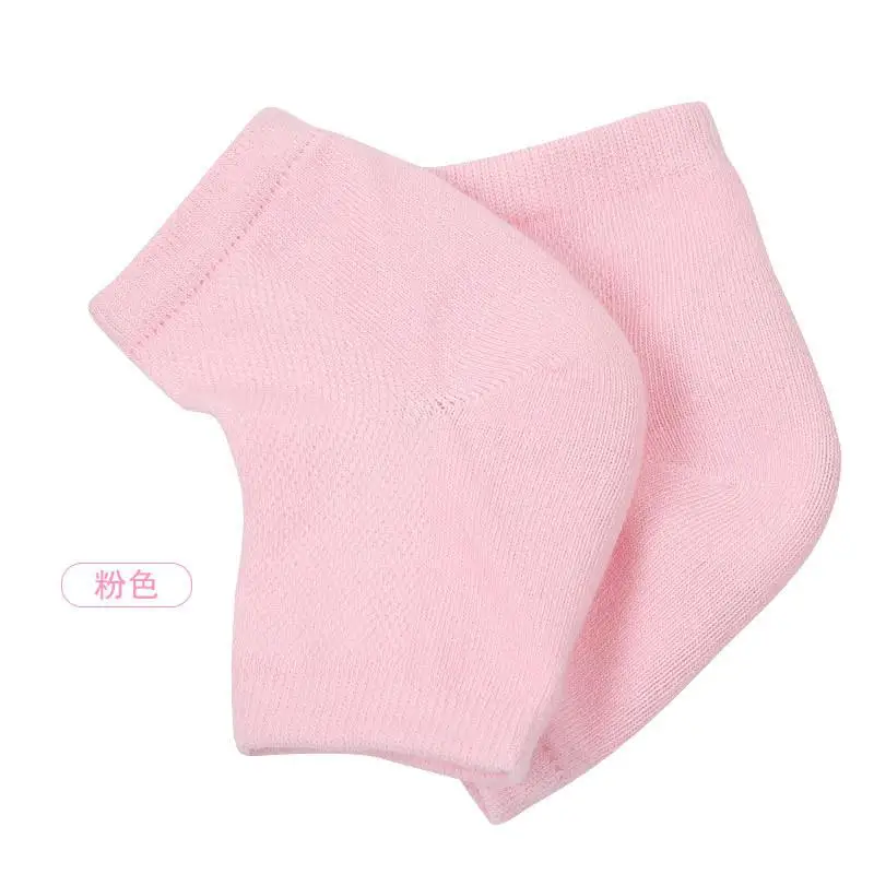 Pink HobbyLane дышащие сетчатые гелевые анти-трещины пятки носки летние лодыжки носки Стельки колодки пятки протекторы спортивные носки - Цвет: Pink