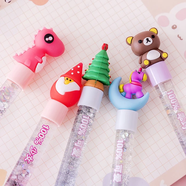 12 pcs Kawaii Cat Pastel Color Needle Gel Pen Set 0.38mm – Miu Stationery &  Gifts