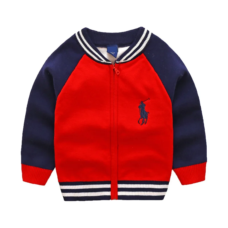 

Boys Sweatershirt Autumn Winter Brand Zipper Sweater Coat Jacket For Toddle Baby Boy Sweater 2 3 4 5 6 7 Year boys Clothes