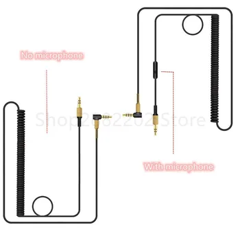 

Spring Audio Cable Cord Line for Marshall Major II 2 Monitor Bluetooth Headphone