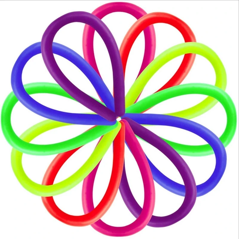 

1pcs Soft Rubber Sausage Noodle Elastic Rope Toys Stretch String Decompression Toy Stretchy Fidget Relief Stress Vent Toys