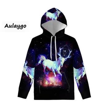 

Horse Alpaca Sloth Print 2020 Spring Autumn Pullover Loose Women Hoodies Sweatshirt Female Casual Tracksuits Friends Hoodie