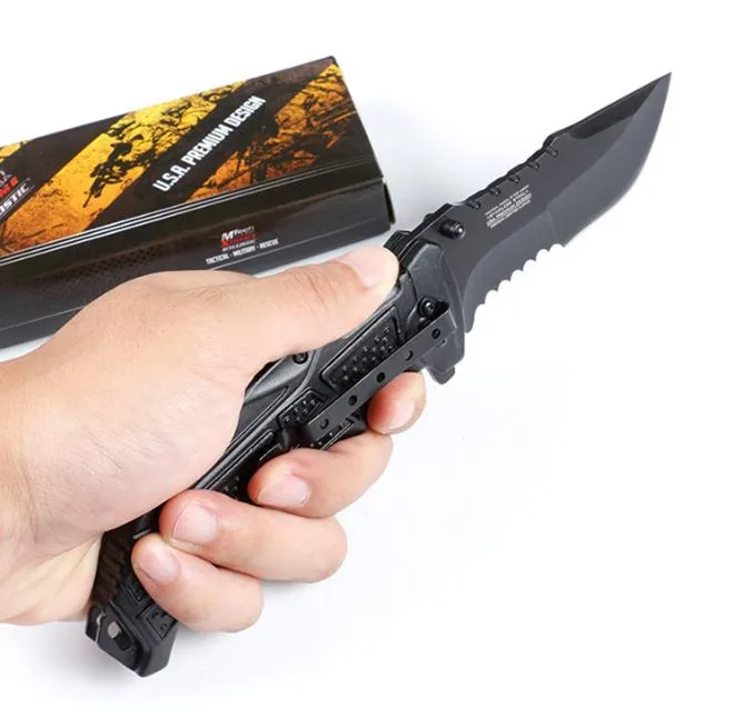 XLTOWN Multifunctional folding steel knife outdoor survival tool home quality stainless steel fruit knife outdoor folding knife