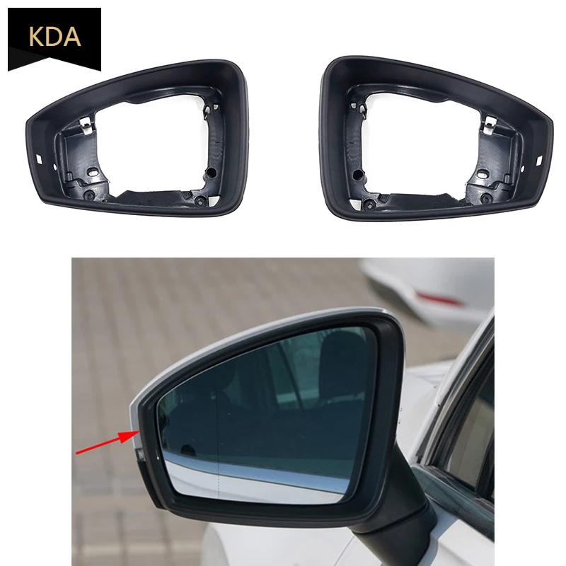Auto Left Right Side Wing Mirror Housing Trim Frame for VW Tiguan 2017 2018