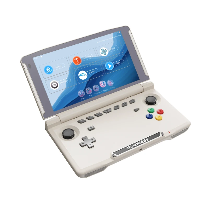 POWKIDDY X18S 5.5 Inch Touch Screen Flip Handheld Game Console T618 Chip Android 11 Wireless Online Retro Video Games Player Box 