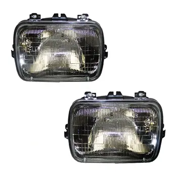 

Halogen Sealed Beam Headlight Headlamp Rectangular Lens Capsule Assembly Pair Set Replacements for Chevrolet Buick Cadillac GM P
