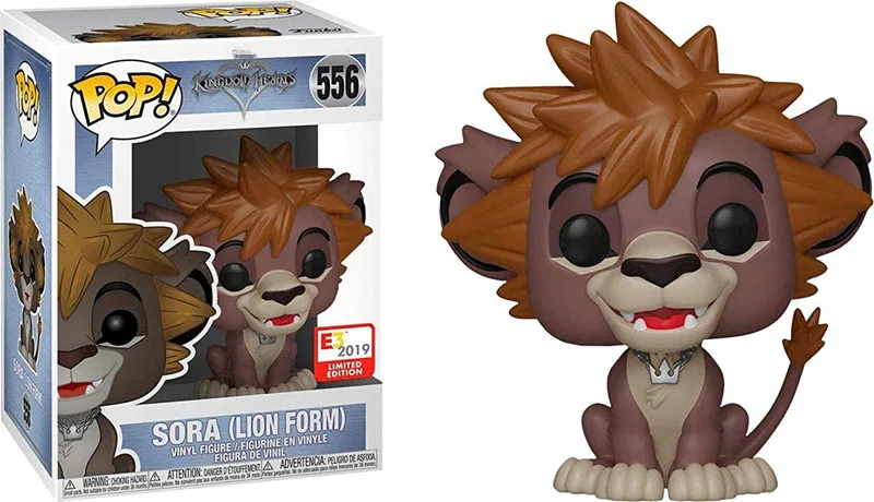 Эксклюзивная официальная Funko pop Kingdom of Hearts-Sora Lion форма#556 Виниловая фигурка Коллекционная модель игрушки с оригинальной коробкой