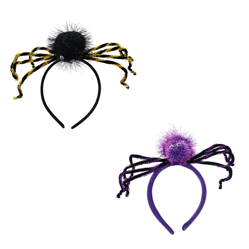 1PC Halloween Headdress Spider Head Buckle Headband Decorative Props Children Accessories for Hair Baby Girls Lovely Headwear