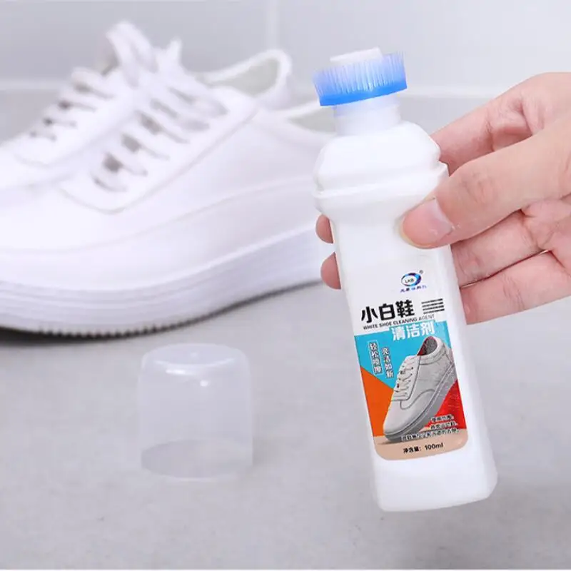 

100ml Detergent Suits White Shoes, Leather Shoes, Sports Shoes Brightener for Fast Cleaning and Stain-removing, Free Shipping