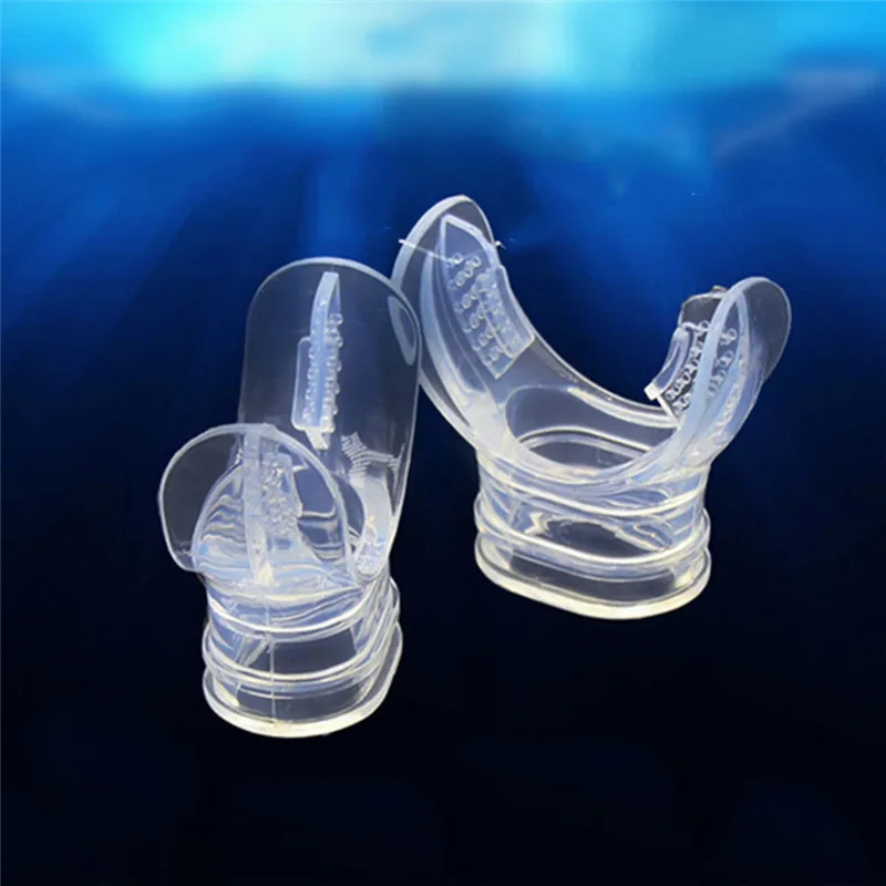 Hot Transparent Silicone Diving Dive Tube Snorkel Mouthpiece Regulator  Yg JH 
