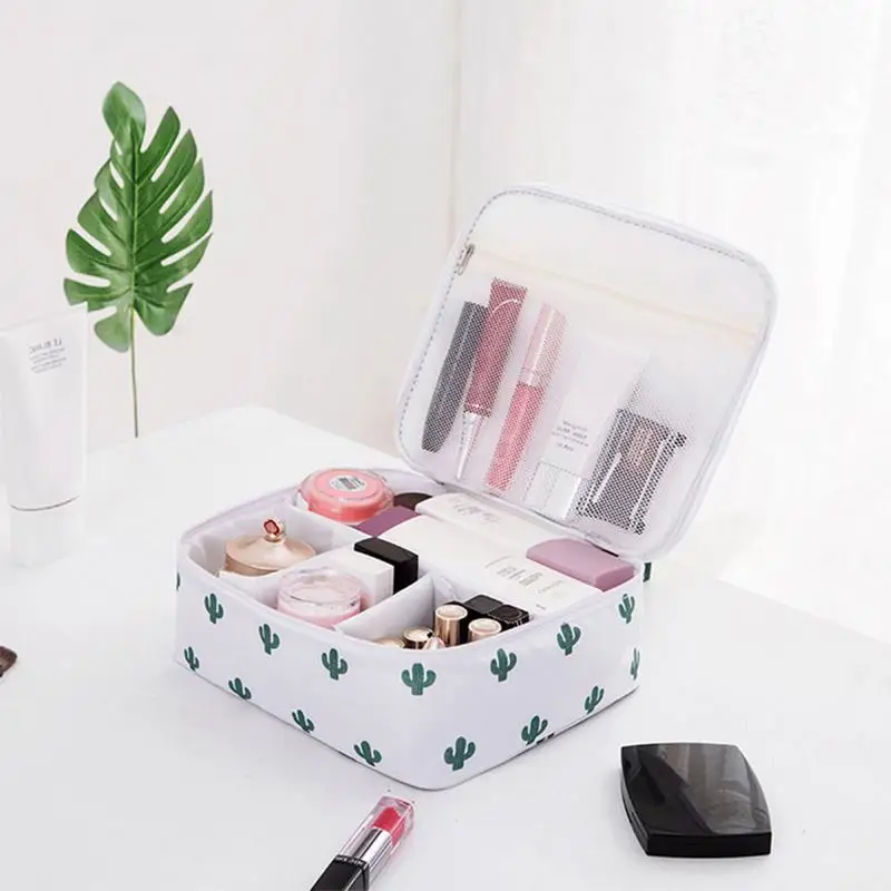 Hoomall Mini Casual Portable Cosmetic Bag Waterproof Makeup Organizer Zipper New Travel Wash Pouch Toiletry Storage | Дом и сад