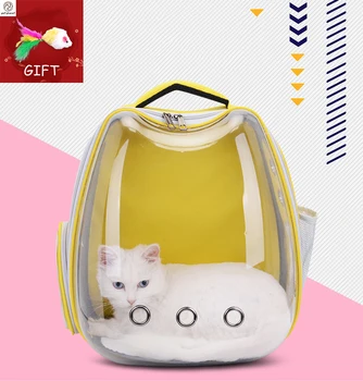 

Astronaut Window Bubble Carrying Travel Bag Breathable Space Capsule Transparent Pet Carrier Bag Dog Cat backpack