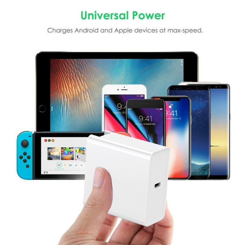 45 Вт USB C настенное зарядное устройство PD быстрое зарядное устройство TYPE-C адаптер питания для ноутбуков/MacBook/iPad/samsung