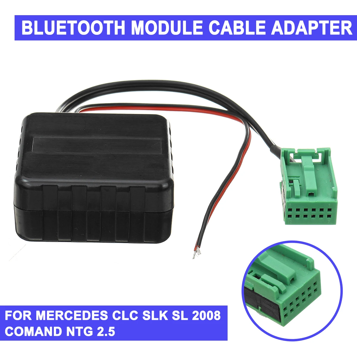 Автомобильный bluetooth для Mercedes CLC SLK SL 2008 Comand NTG KROAK модуль Aux приемник кабель адаптер радио медиа интерфейс