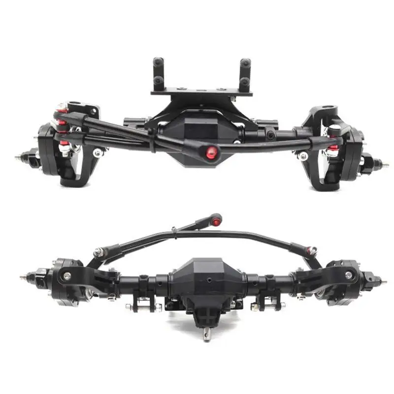 

WINOMO 2pcs RC Parts Front Rear Bridge Axle Shaft Transmission Bridge For 1/10 90046 90047 SCX10 RC Climbing Car Accessories
