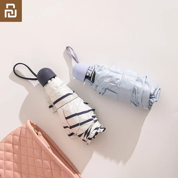 

New Youpin Sunscreen umbrella 50% fold sun protection Umbrellas protable Ultralight Rainy Umbrellas waterproof sunproof