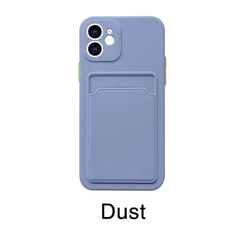card bag soft Case For iPhone 11 12 13 Pro Max Xs XR Silicone Phone Case For iPhone 7 8 Plus SE 2020 X XR Shockproof Case