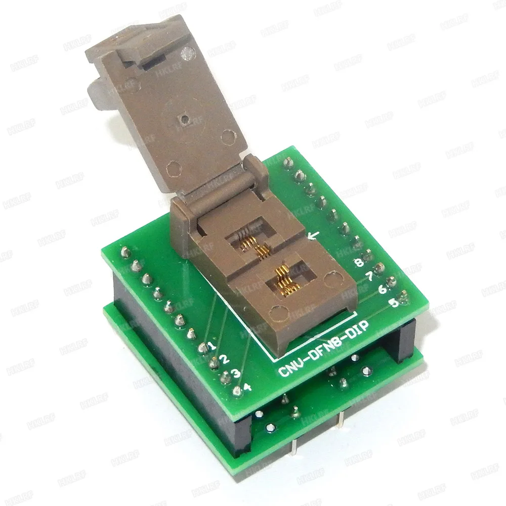 

QFN8 to DIP8 CNV-QFN8-DIP Programmer Adapter Test Socket 6X5mm 3x3mm 3x2mm