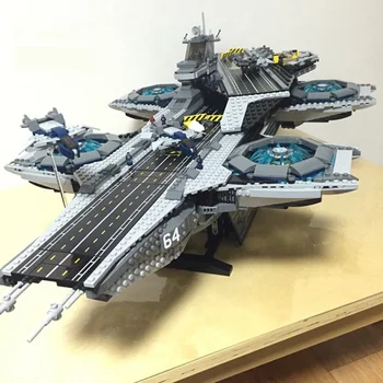 

3057PCS Super Heroes The Shield Helicarrier Compatible 87025 07043 76042 Model Building Kits Blocks Bricks Toys For Children