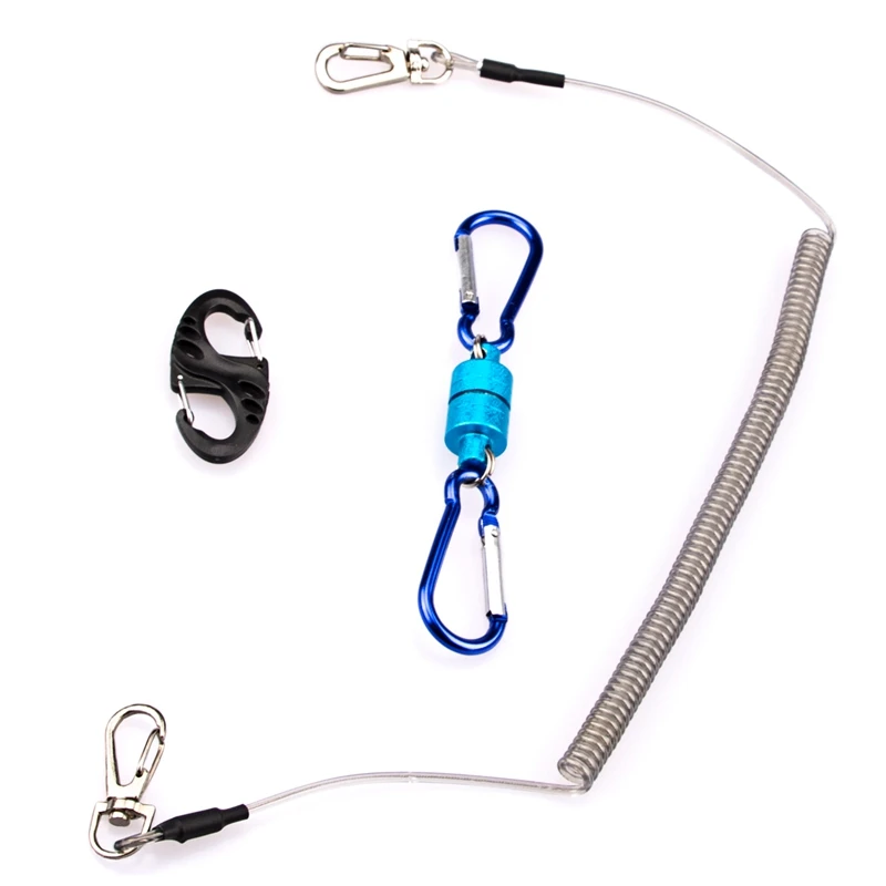 

Fishing Tackle Accessories Set Fishing Lanyard Ropes + Magnetic Buckle 8-Shape Fast Buckle For Fishing