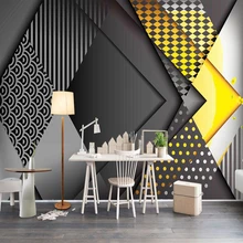 Пользовательские фото обои 3D Личность геометрический узор Гостиная ТВ фон настенные украшения Фреска современный Papel де Parede 3D