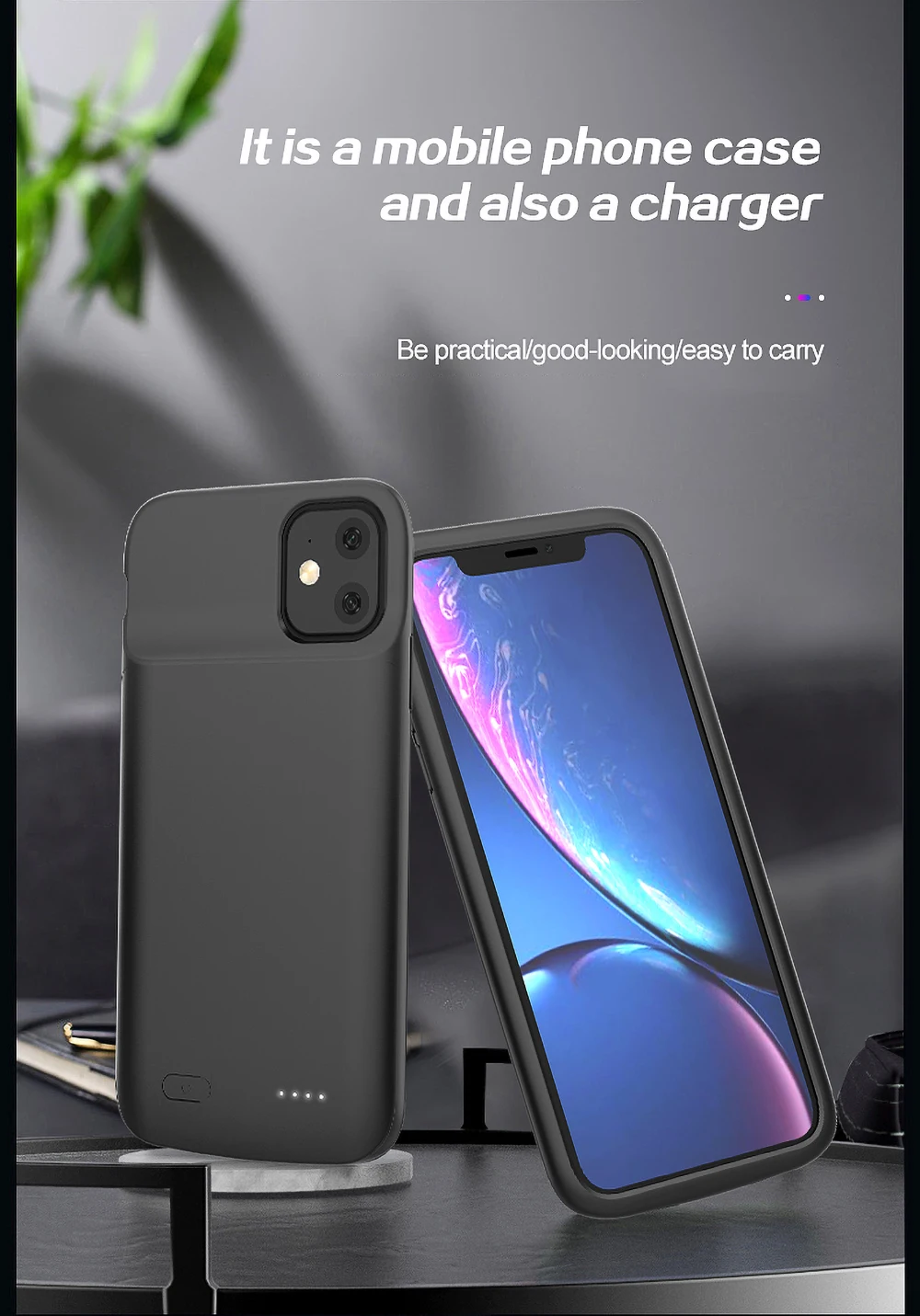 Чехол для аккумулятора для Iphone 11 Pro, чехол для зарядного устройства для Iphone 11 Pro Max, Мягкая силиконовая внешняя задняя крышка для зарядки