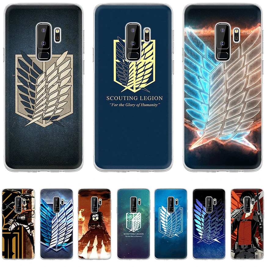 

Mobile Phone Case For Samsung A3 A5 A6 A7 A8 A9 A10 A20 A30 A40 A50 A60 Hard Cover Anime Japanese Attack On Titan Diy Printing