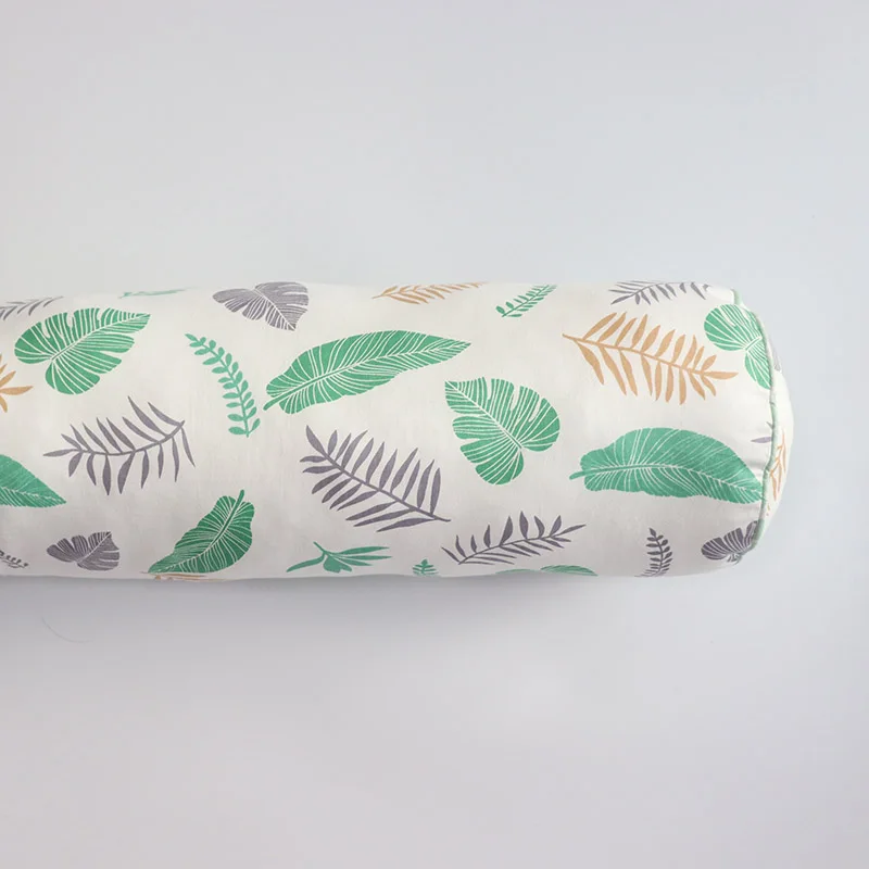 Green Leaf Детская кровать бампер для новорожденных Детская комната украшение толстая мягкая защита для кроватки для детей Детская кроватка Подушка с хлопковым чехлом съемный - Цвет: Green Leaf