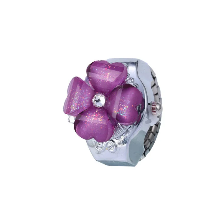 Часы с кольцом Chao Ms. Mini новые модные повседневные женские кольца часы цветущими