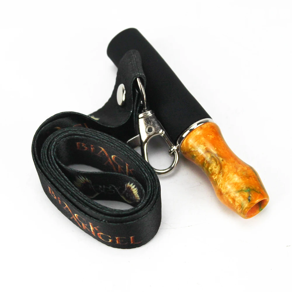 Reusable Hookah Mouthpiece Hang Rope Strap Jade Shisha Mouth Tips Silicon Resin Chicha Narguile Water Pipe Mouthpieces