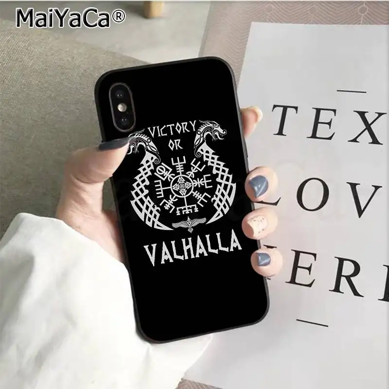 MaiYaCa Viking Vegvisir Odin скандинавский клиент высокое качество чехол для телефона для iPhone 11 pro XS MAX 8 7 6 6S Plus X 5 5S SE XR чехол - Цвет: A5