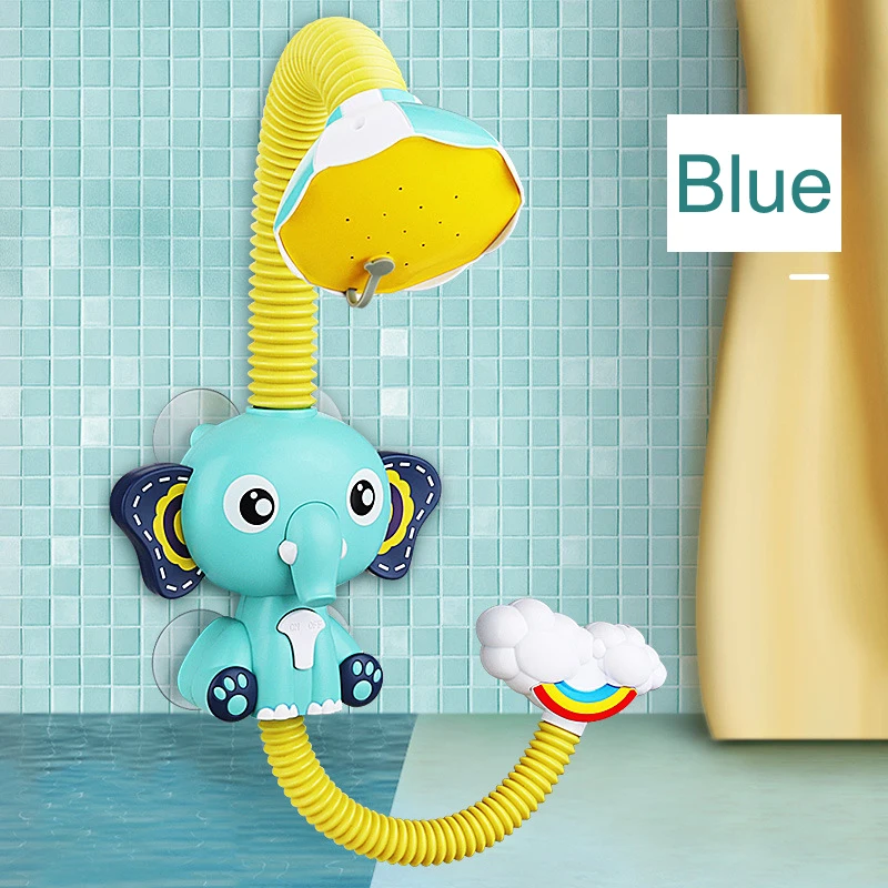 Baby Bath Toys for Kids Duck Bath Toys Sucker Shower Electric Spray Water Toys for Toddlers Outside Pool Bathtub Toys Sprinkler 8