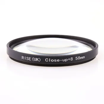 

RISE(UK) 58mm Close-Up +8 Macro Lens Filter for Nikon Canon SLR DSLR Camera