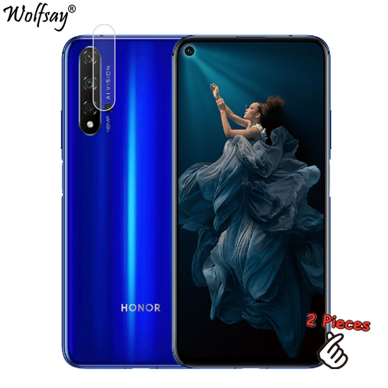 2 шт. стекло для камеры Huawei Honor 20 Защитная пленка экрана | Мобильные телефоны и