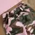 Младенческие Дети Baby Girl's 2Pcs Clothes Set, Без Рукавов Letter Printed High Neck Halter Tops with Camouflage Printed Long Pants
