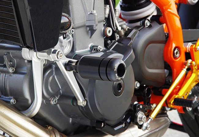 Для KTM 690 DUKE 2012- аксессуары для мотоциклов рамка двигателя слайдеры защита от клея защита пола
