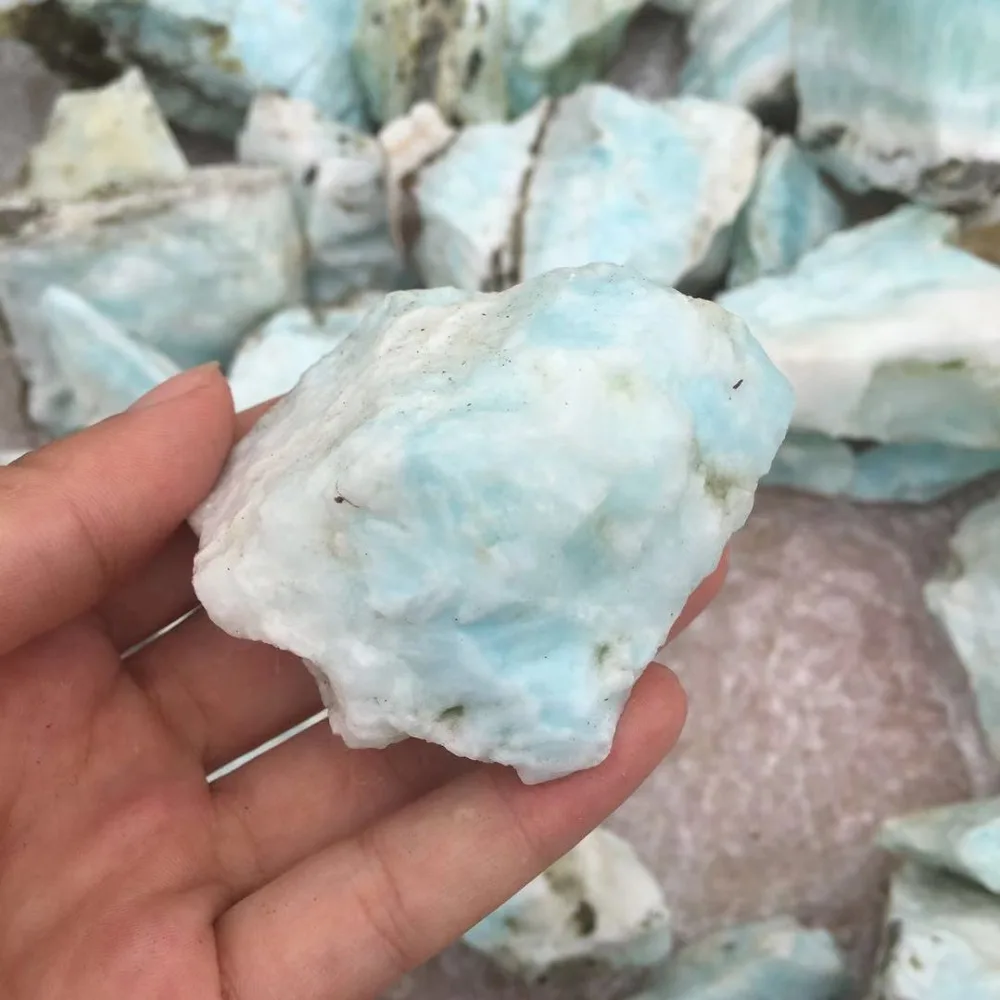 Natural Raw Light Blue Sodalite Stone Quartz Crystal Rough Stone Rock Gemstone Healing Natural Stones And Minerals Specimen Stones Aliexpress