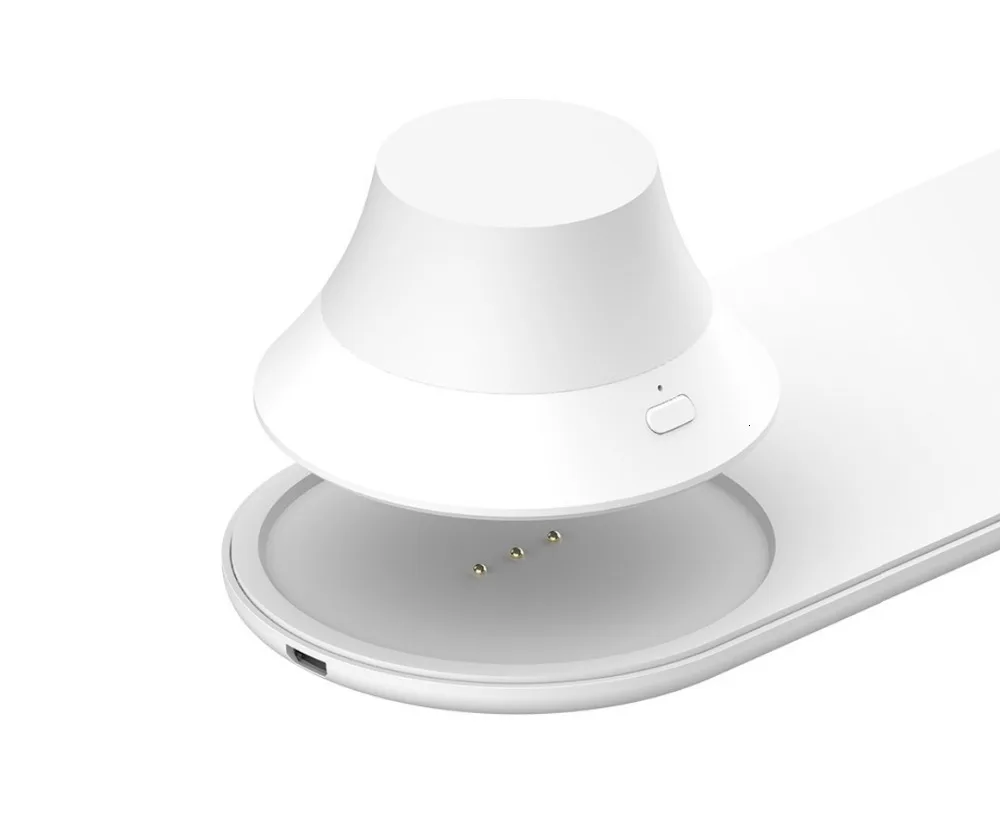 Xiaomi Yee светильник, беспроводное зарядное устройство, светодиодный ночник, магнитный привлекательный умный светодиодный светильник, цветной, 800 люменов, для Iphone, samsung