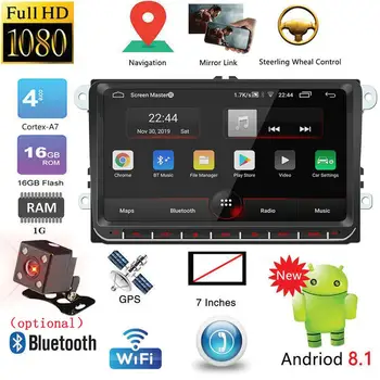 

9 inches 2DIN Android System Vehicle-mounted Bluetooth MP5 Player GPS Navigation Integrated Host for VW