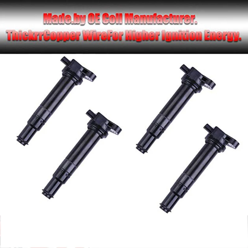 4 шт Катушка зажигания для hyundai Accent 2006-2011 для Kia Rio Rio5 UF499 2730126640