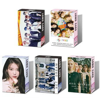 

30pcs/set kpop ateez nct dream iu twice red velvet lomo card good quality album poster hd photocard fans gift