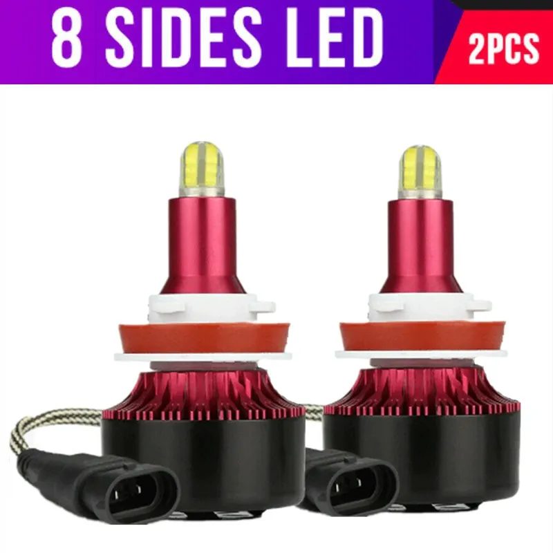 

DIC 8-Sides 24000LM 60W CSP Chip Led Mini H7 H3 H9/H11 5202 9005/HB3 9006/HB4 880/881/H27 H1 Car Headlights Bulbs Fog Lamp 6000K