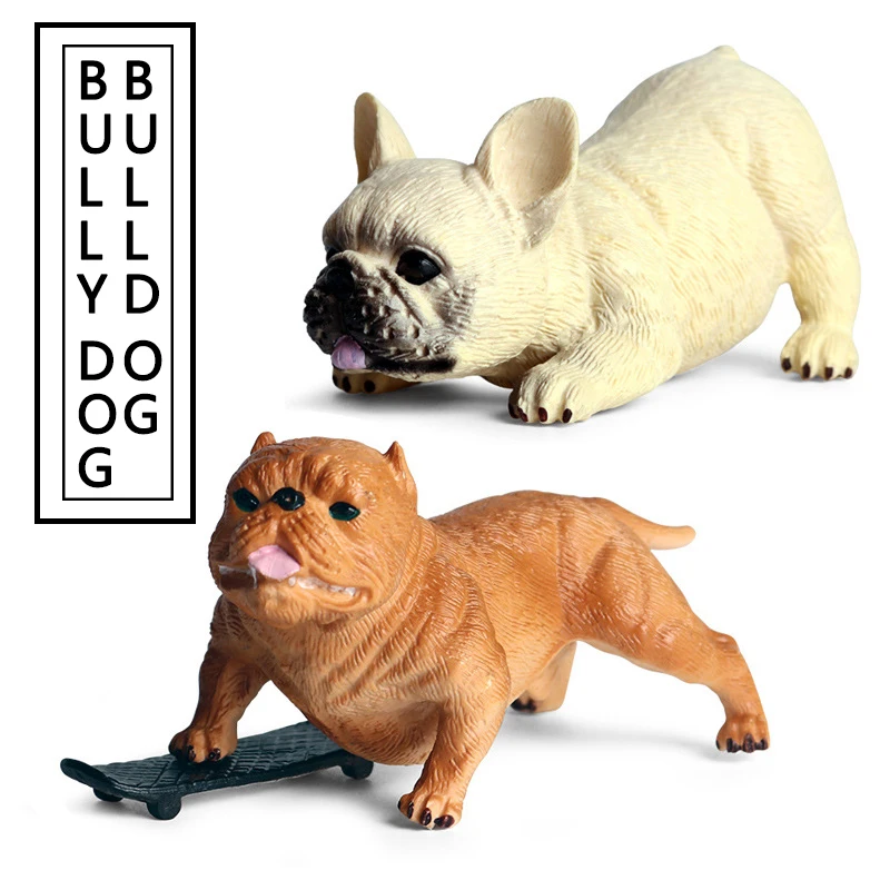 Экшн фигурки и игрушки имитация животных американский выпуклый питбулл