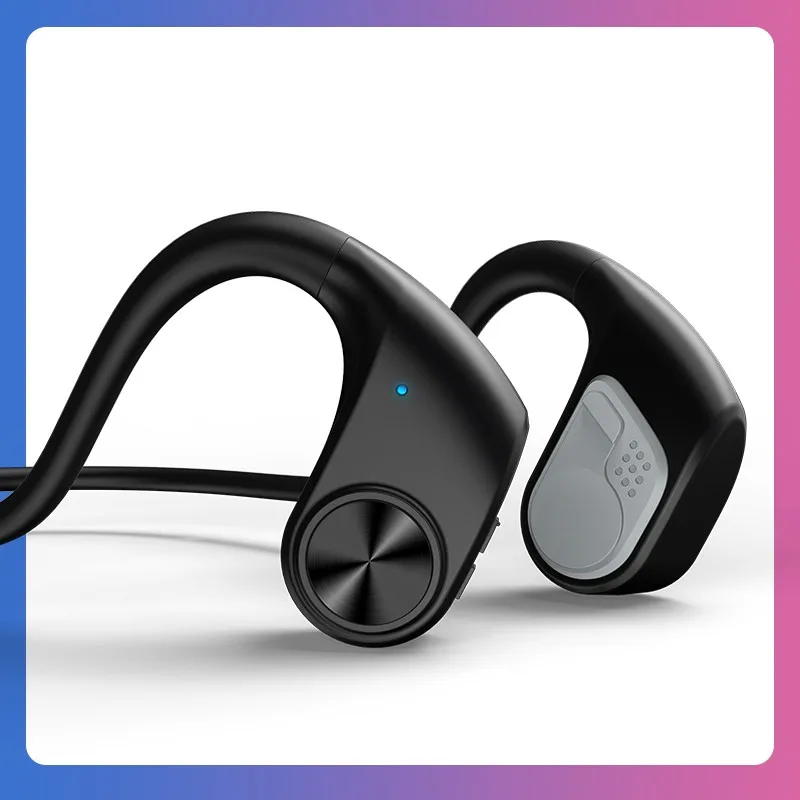 

Bluetooth Headphones Bone Conduction Bluetooth 5.0 Headset Sweatproof Headset for Handsfree Calling IPX55 Waterproof Earphones